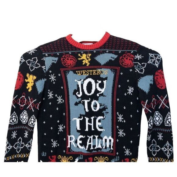 Game Of‎ Thrones Knit Sweater Mens Size Small. - Picture 1 of 15